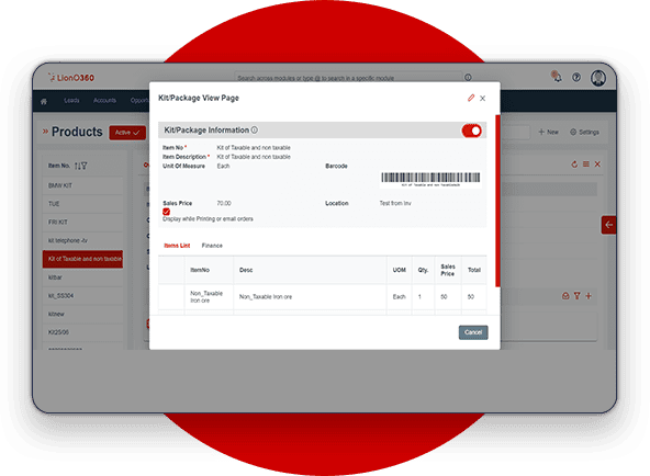 LionO360 CRM