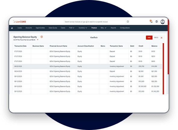 LionO360 CRM