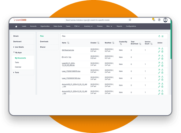 LionO360 CRM
