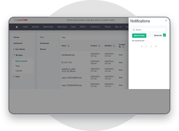 LionO360 CRM