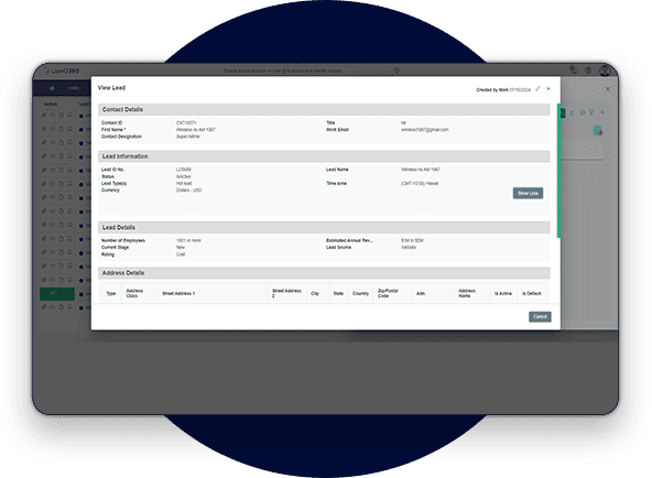CRM With Lead Management