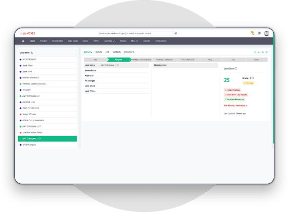 Lead Management CRM