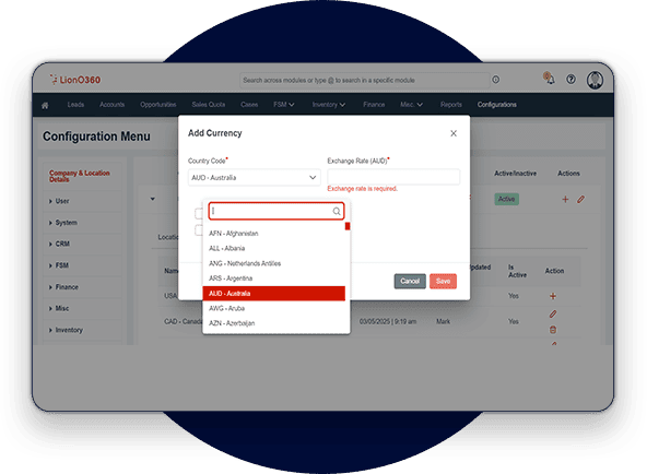 LionO360 CRM