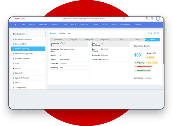 LionO360 CRM