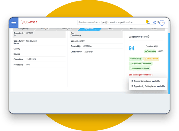 LionO360 CRM