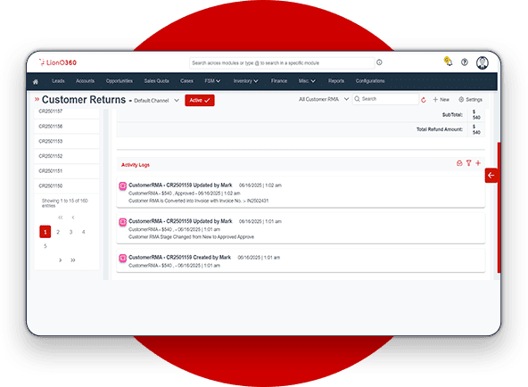 LionO360 CRM