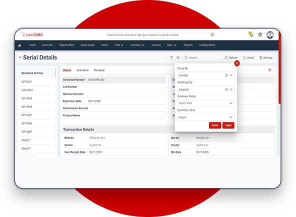 LionO360 CRM