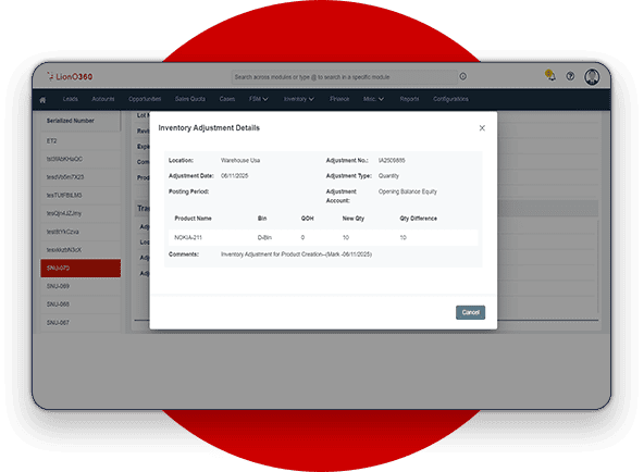 LionO360 CRM