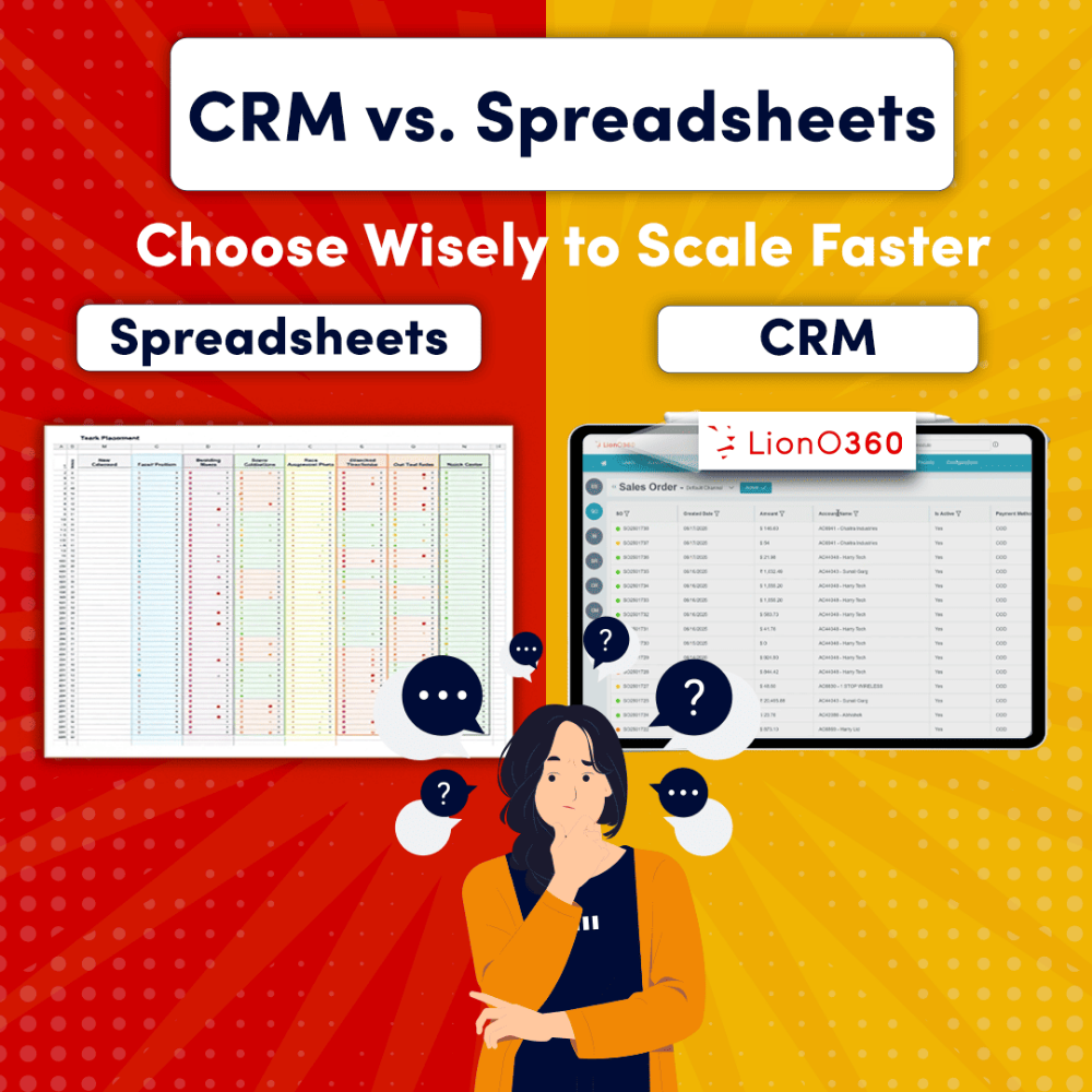 CRM vs. Spreadsheets: Smart Choice to Scale Your Business Needs