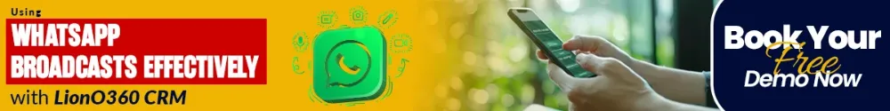 LionO360 CRM integration with WhatsApp